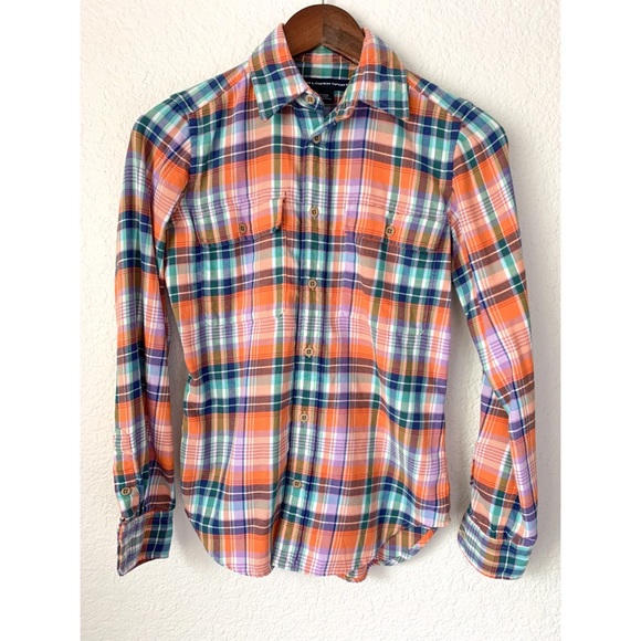 Ralph Lauren Tops - Ralph Lauren Sport Plaid Button Down